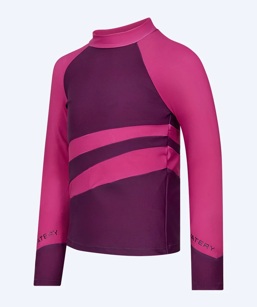 Watery UV-trøje til børn - Manami Langærmet Rashguard - Lilla - Image 6
