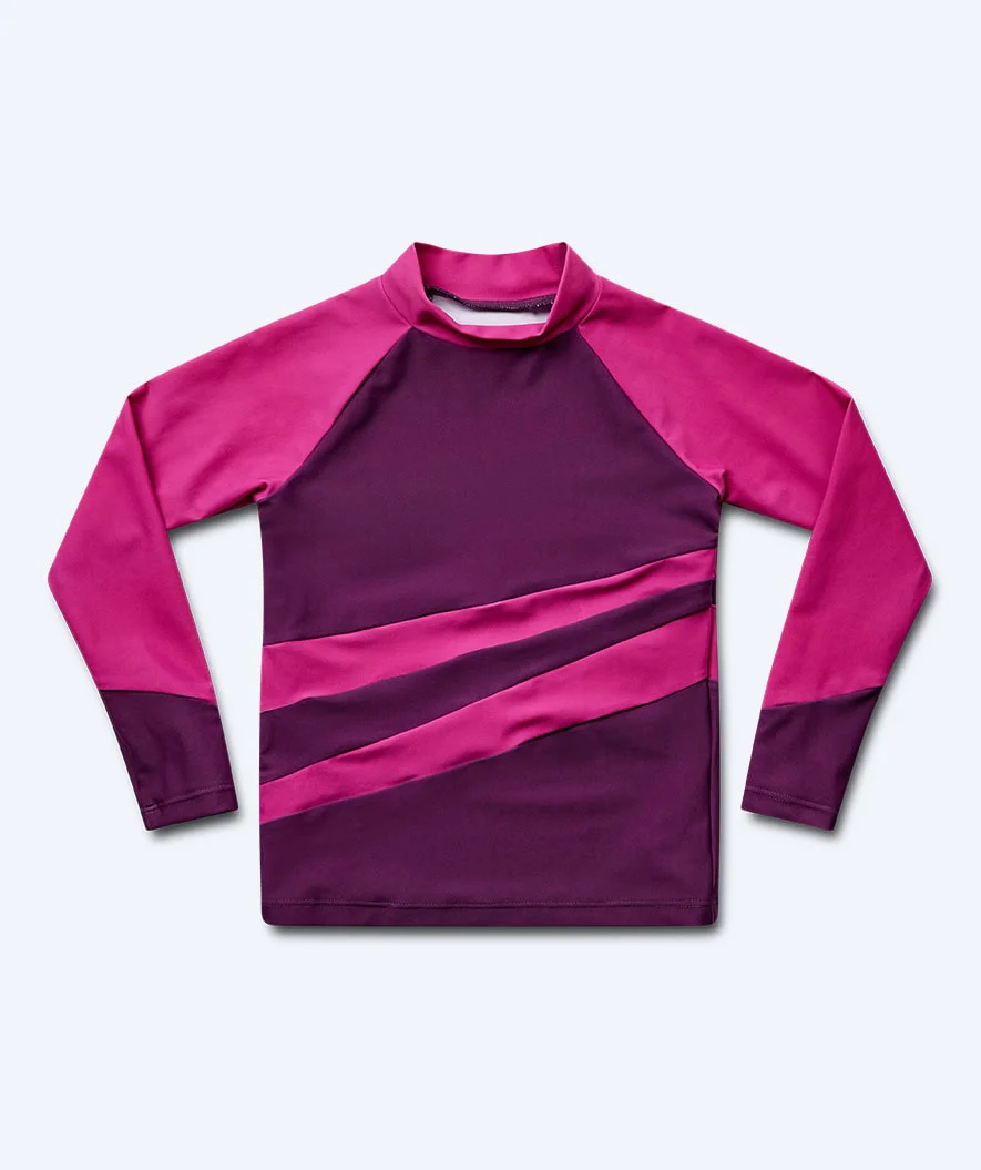 Watery UV-trøje til børn - Manami Langærmet Rashguard - Lilla - Image 9