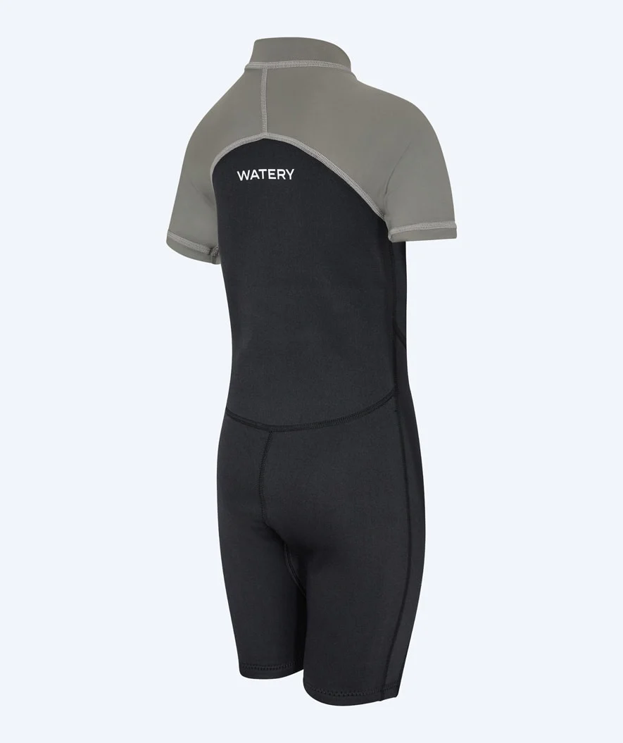 Watery UV våddragt til børn - Calypso Shorty - Grå/sort - Image 9